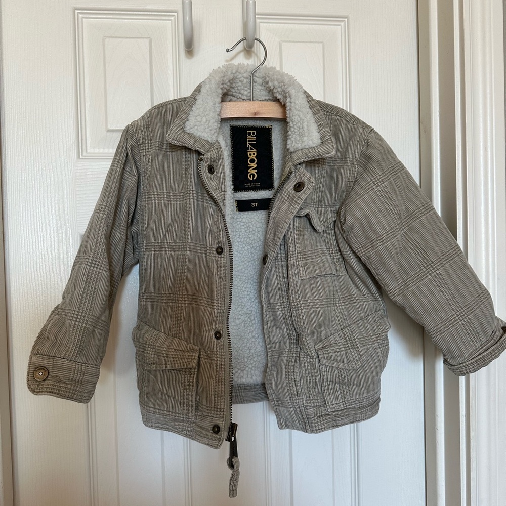 Billabong Sherpa boys jacket 3T